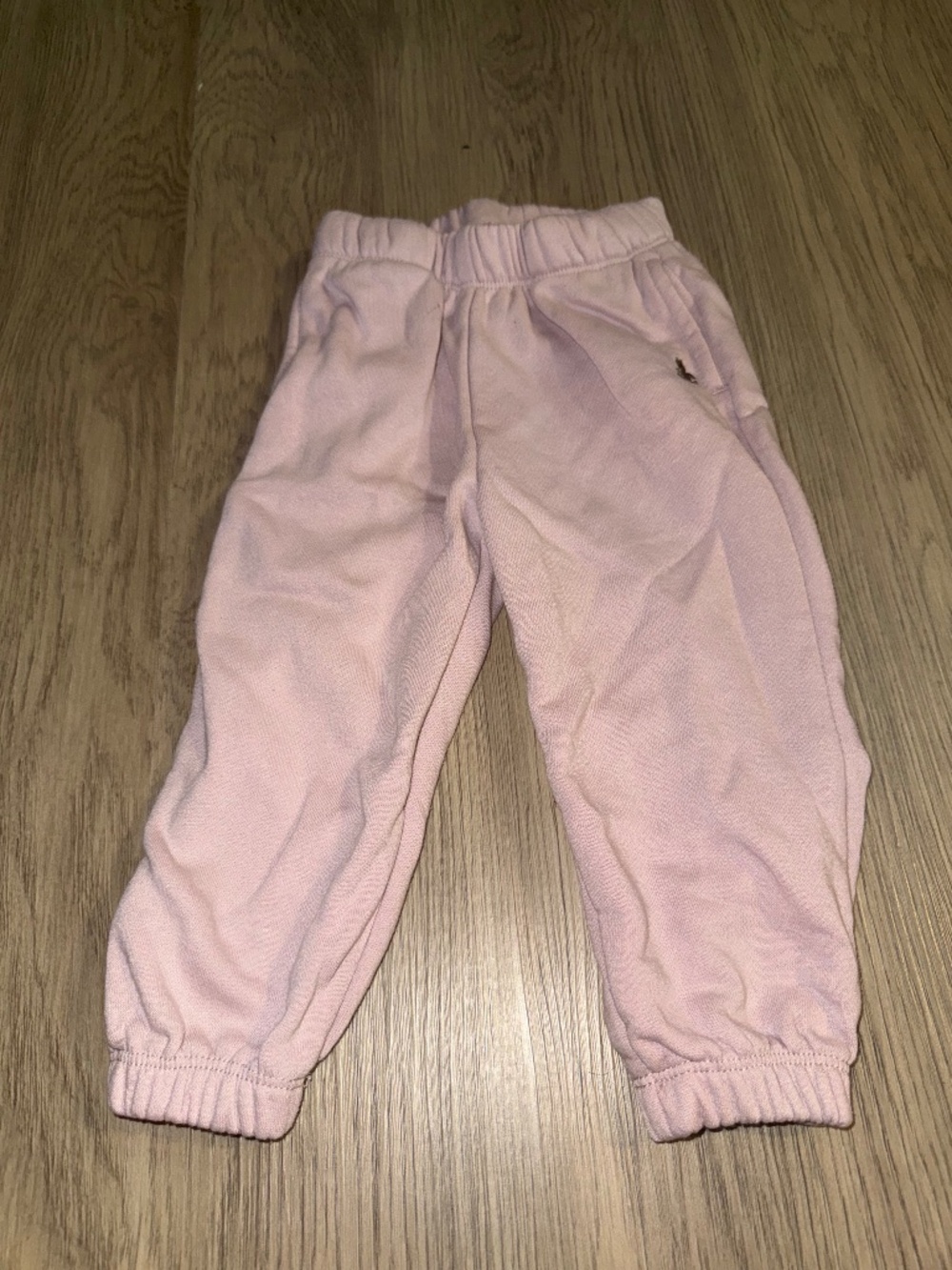 Baby Gap Brannan Bear Pink Fleece Jogger Sweatpants Baby Girls 18M